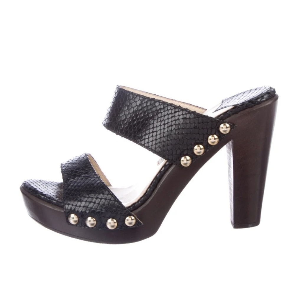 Jimmy Choo Fish Skin Platform Sandals